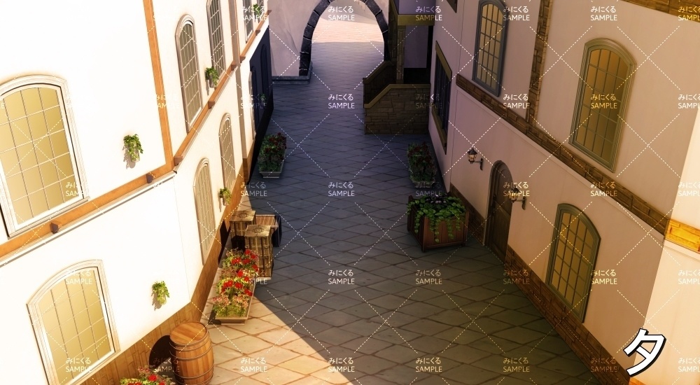 住宅街①(『ファンタジー編』part01(Boost)-dlfanfanmachi01_1)