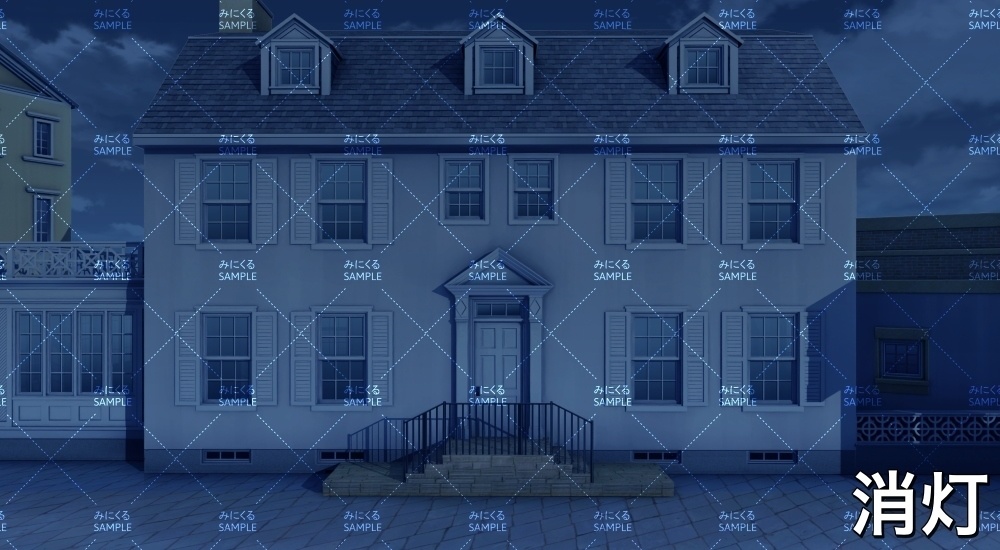 住宅街③一軒家外観(『ファンタジー編』part01(Boost)-dlfanfanmachi01_3)