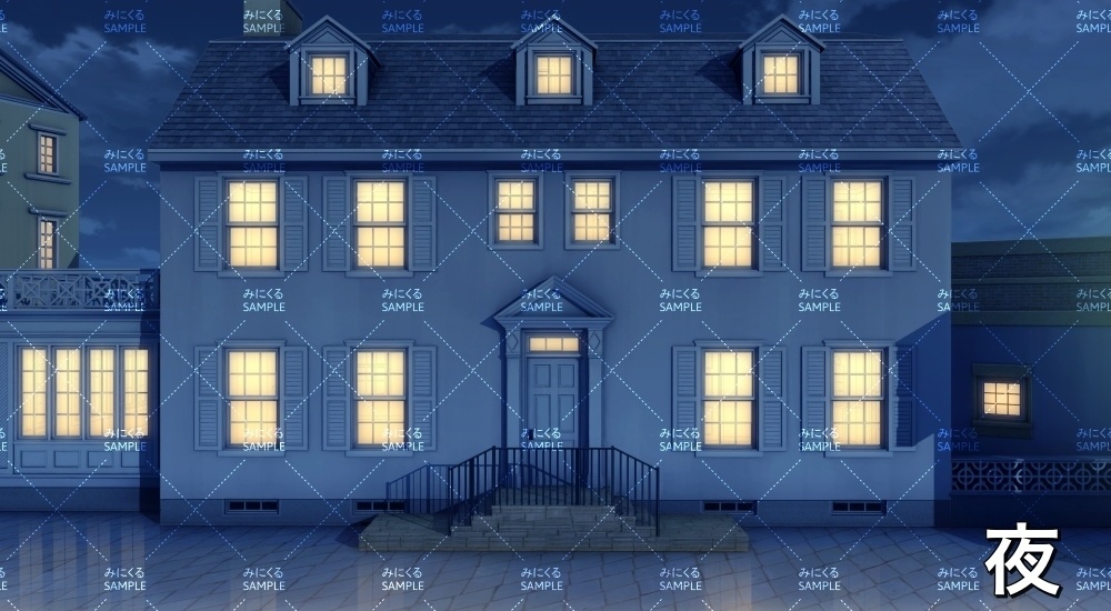 住宅街③一軒家外観(『ファンタジー編』part01(Boost)-dlfanfanmachi01_3)