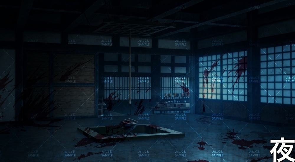 囲炉裏の間(和風ホラー01-dlfanfansakaba_4)