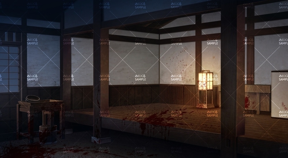 屋敷の土間(和風ホラー01-1710heian15_nn_b)