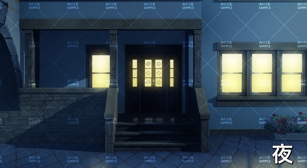 住宅街⑤宿屋外観(『ファンタジー編』part01(Boost)-dlfanfanmachi01_5)