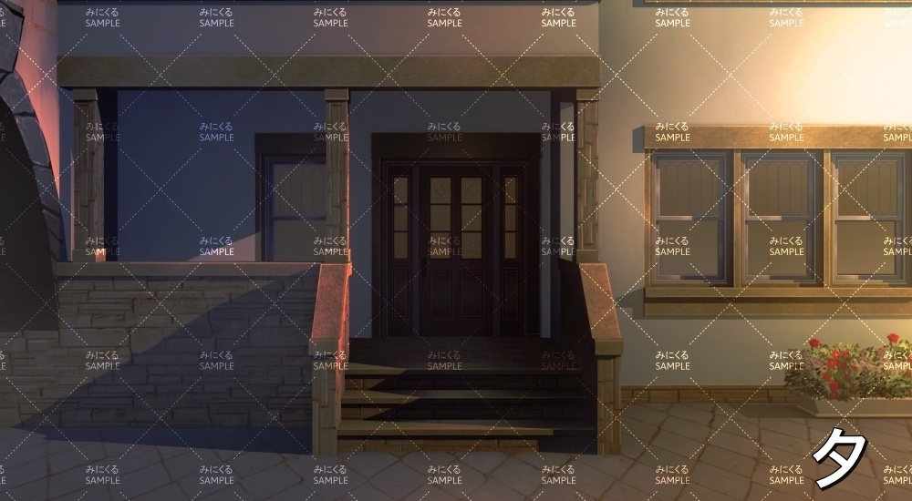 住宅街⑤宿屋外観(『ファンタジー編』part01(Boost)-dlfanfanmachi01_5)