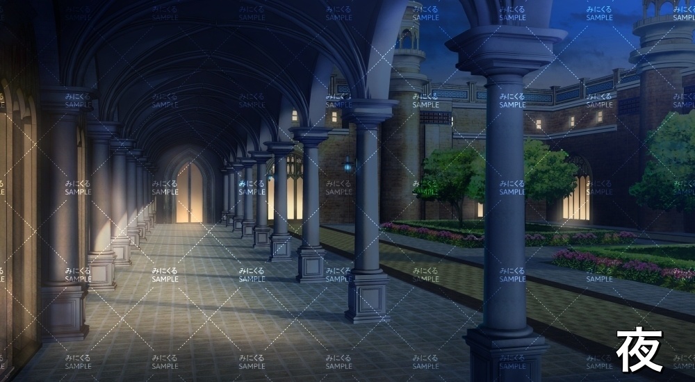 城の中庭②(『ファンタジー編』part01(Boost)-dlfanfanokyu02_2)