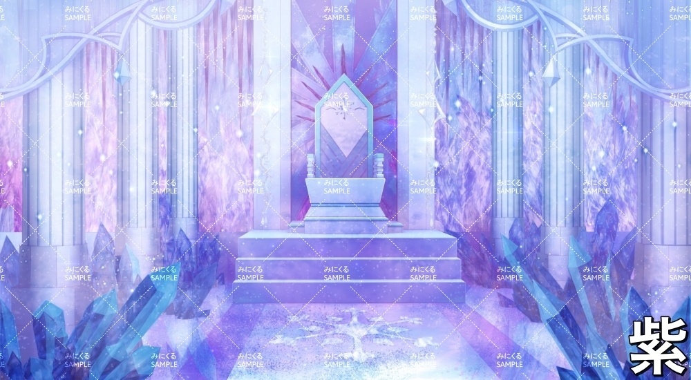 みにくる動く背景CG素材集『氷の城編』part01【動く背景素材集】