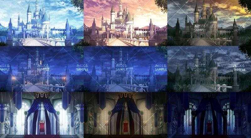 みにくる背景CG素材集『ファンタジー編』part06【背景素材集】