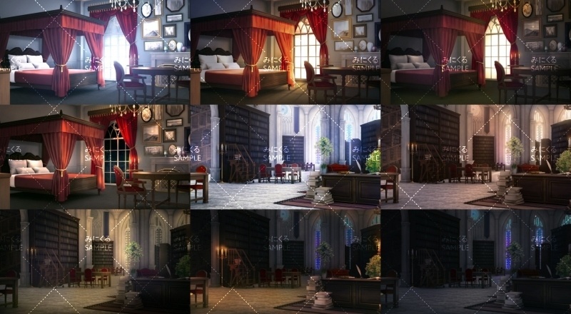 みにくる背景CG素材集『ファンタジー編』part06【背景素材集】