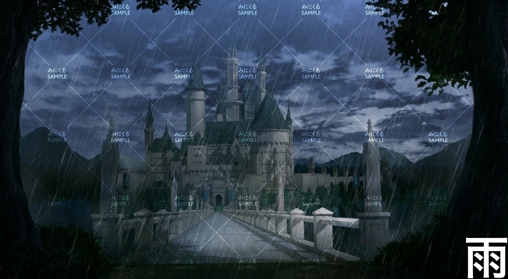 崖上の城(『ファンタジー編』part06-castle)