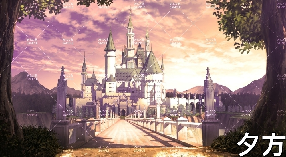 崖上の城(『ファンタジー編』part06-castle)