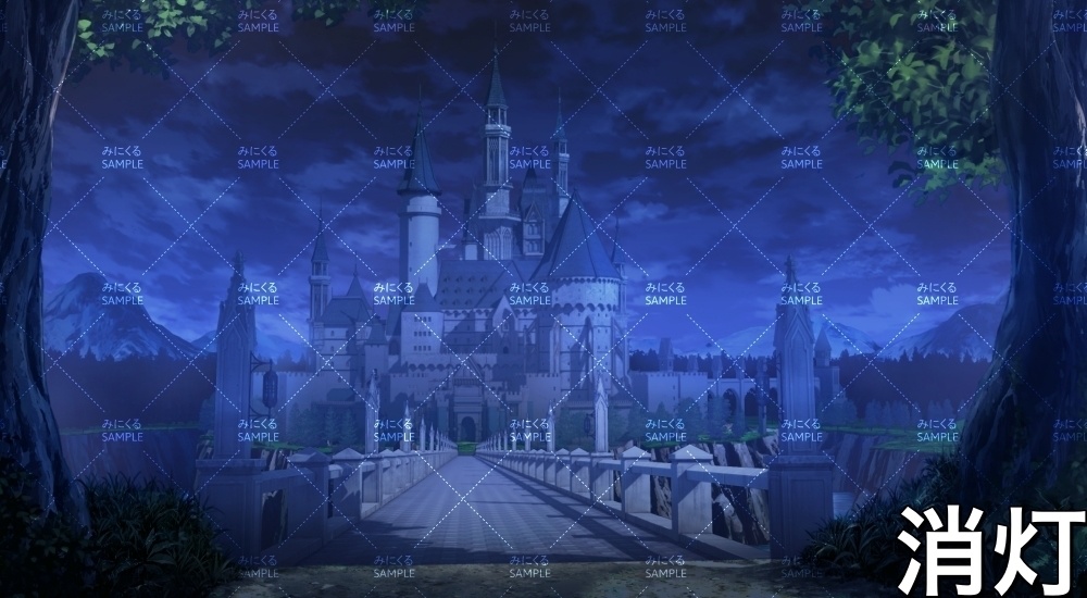 崖上の城(『ファンタジー編』part06-castle)