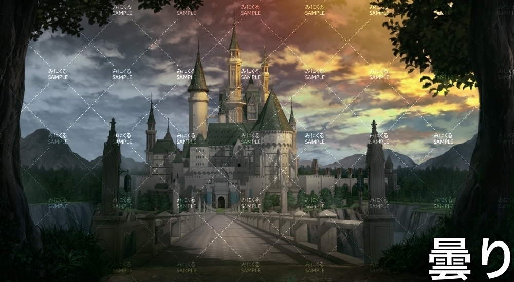 崖上の城(『ファンタジー編』part06-castle)