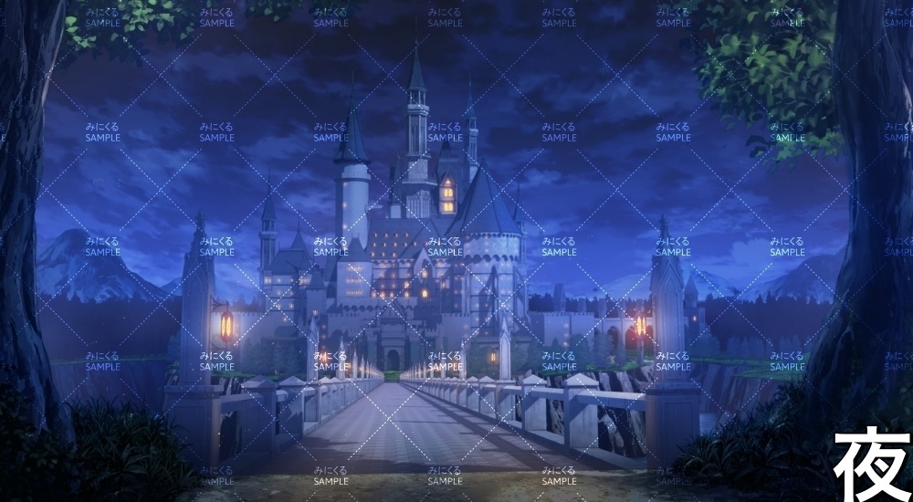 崖上の城(『ファンタジー編』part06-castle)