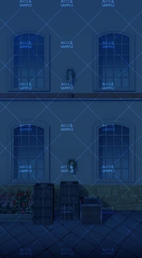 【縦】住宅街③一軒家外観(『ファンタジー編』part01(Boost)-dlfanfanmachi01_6)