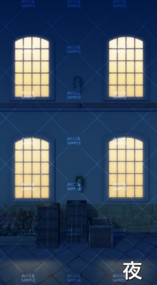 【縦】住宅街③一軒家外観(『ファンタジー編』part01(Boost)-dlfanfanmachi01_6)