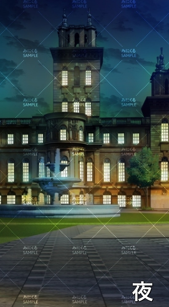 【縦】城下町②_噴水広場(『ファンタジー編』part01(Boost)-dlfanfanmachi02_5)