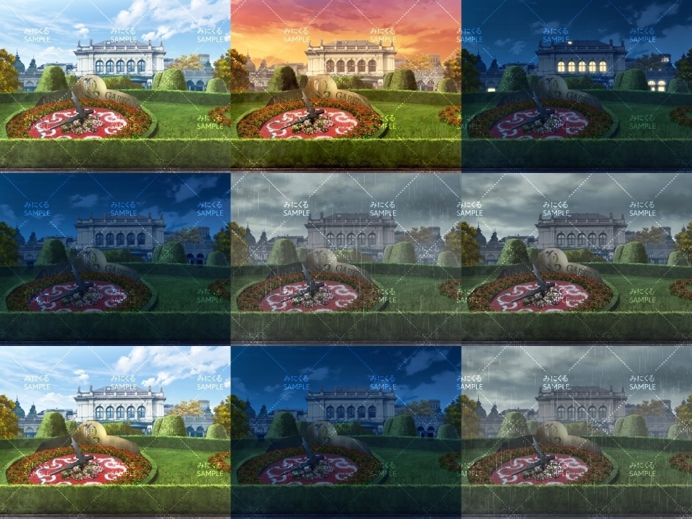 みにくる背景CG素材集『ヨーロッパ風編』part02-秋-【背景素材集】