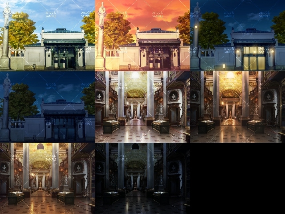 みにくる背景CG素材集『ヨーロッパ風編』part02-秋-【背景素材集】