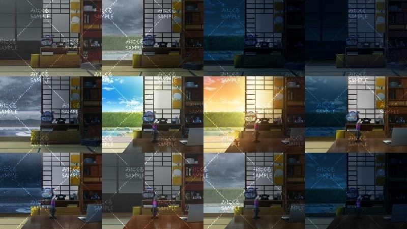 みにくる背景CG素材集『お部屋編』part01【背景素材集】