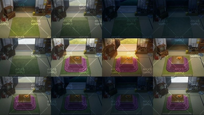 みにくる背景CG素材集『お部屋編』part01【背景素材集】