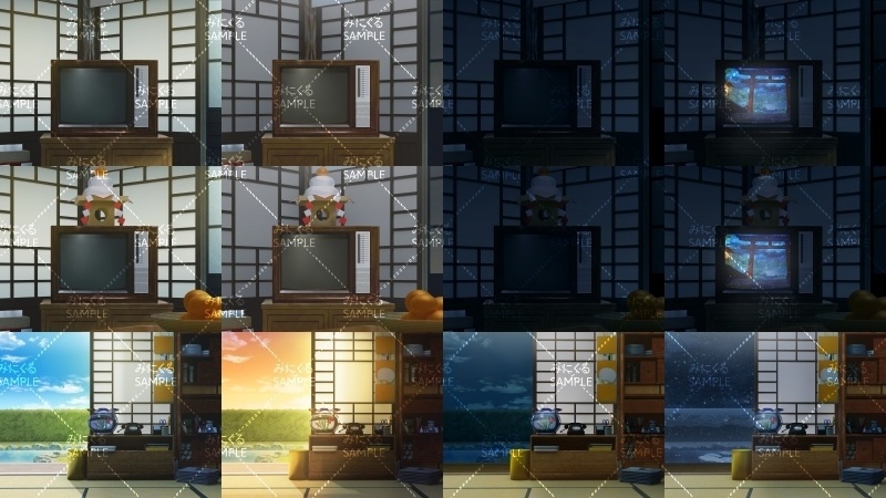 みにくる背景CG素材集『お部屋編』part01【背景素材集】