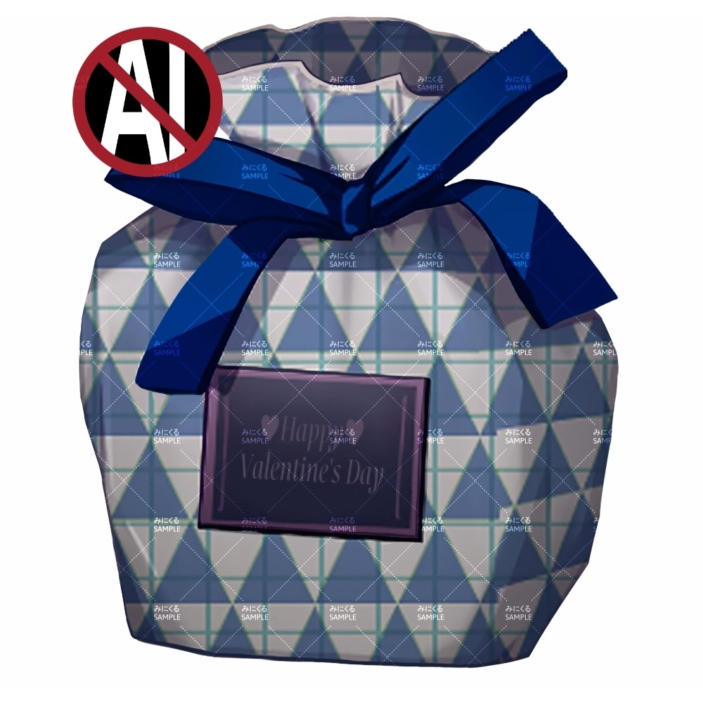 プレゼント青 ( 学園編 part11 Boost教室A - present_b)【パーツ素材】