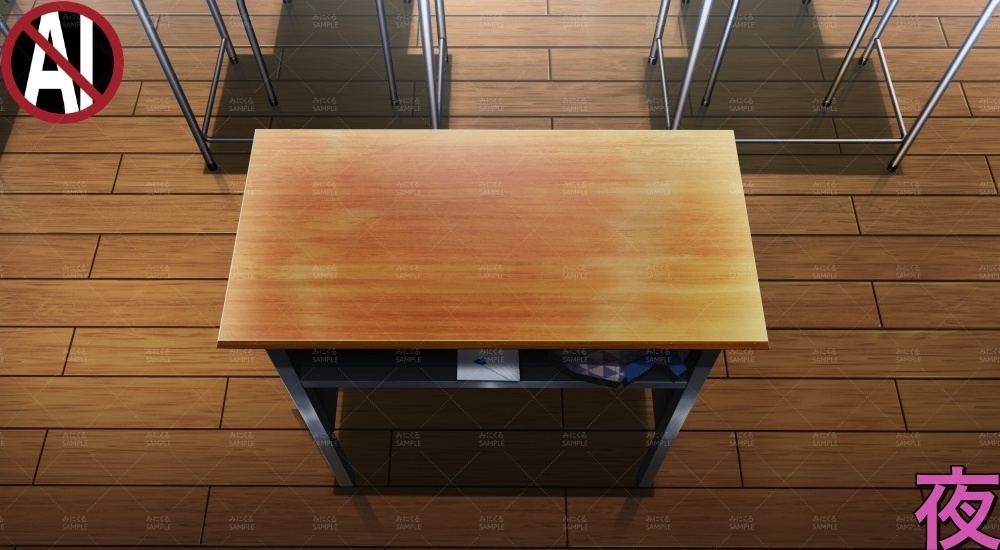 教室VD③( バレンタイン02 - classroom04)【背景素材】