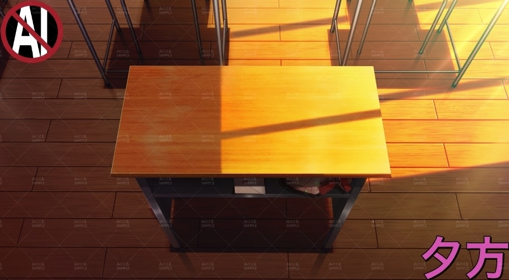 教室VD③( バレンタイン02 - classroom04)【背景素材】