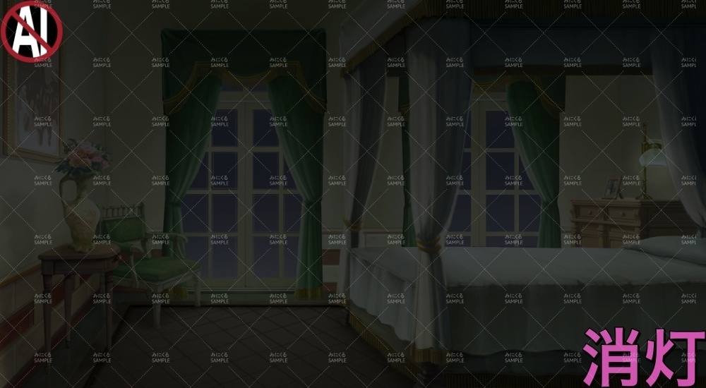 令嬢のベッドルーム①(お屋敷編part01&02&03-oyashiki002)