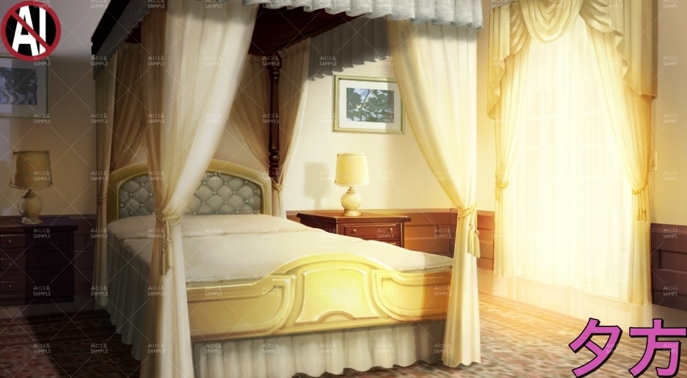 令嬢のベッドルーム②(お屋敷編part01&02&03-oyashiki004)