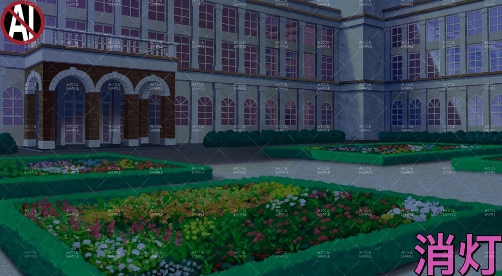 令嬢の住む豪邸外観①( お屋敷編part01&02&03-oyashiki007)