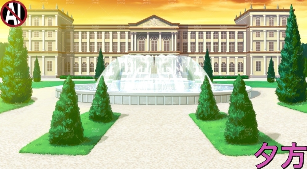 令嬢の住む豪邸外観③( お屋敷編part01&02&03-oyashiki018)