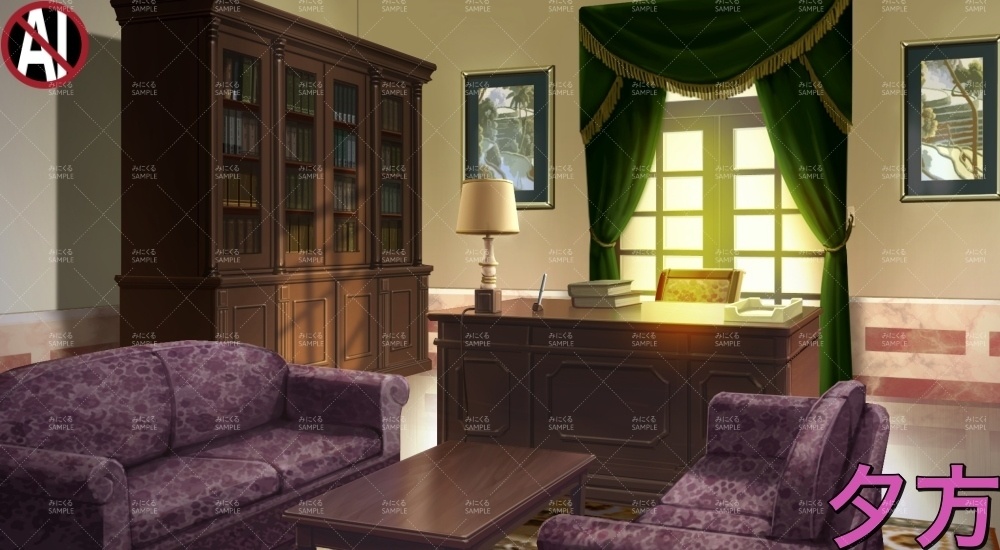 令嬢家の応接間①( お屋敷編part01&02&03-oyashiki008)