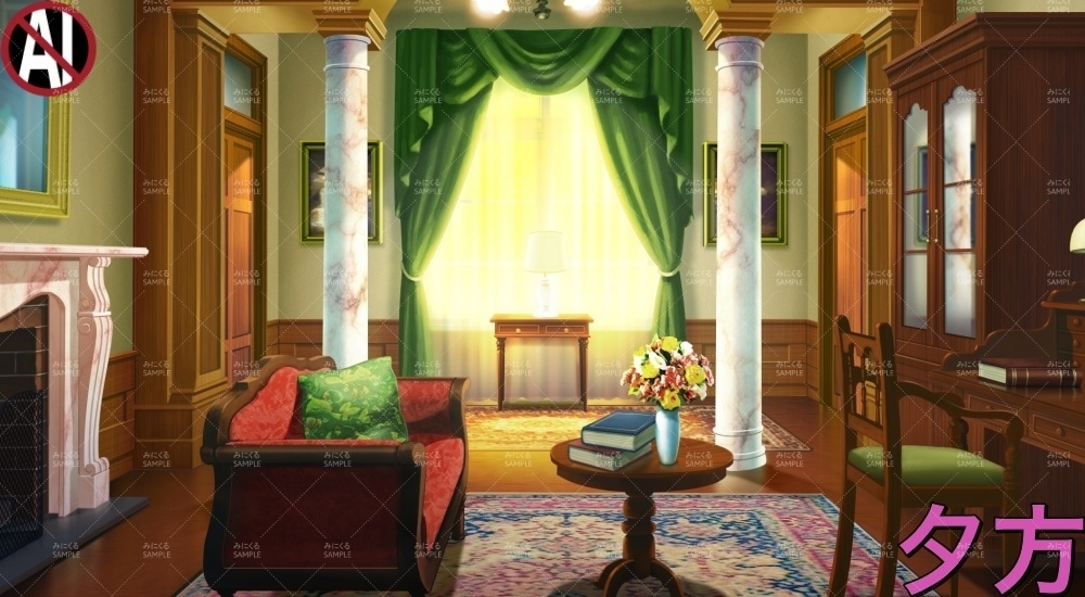 令嬢家の書斎(お屋敷編part01&02&03-oyashiki003)