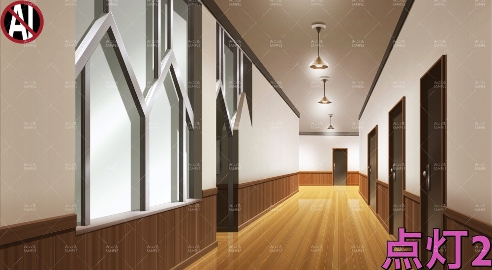 令嬢家の廊下②(お屋敷編part01&02&03-oyashiki016)