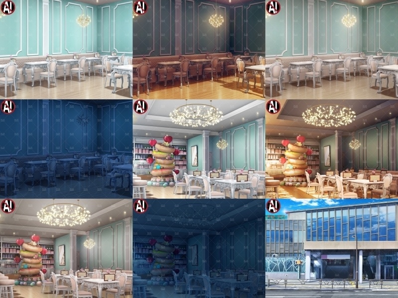 みにくる背景CG素材集『街編』part02【背景素材集】