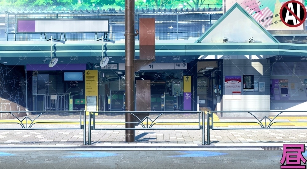 繁華街の駅③(街編part02-stationH03)