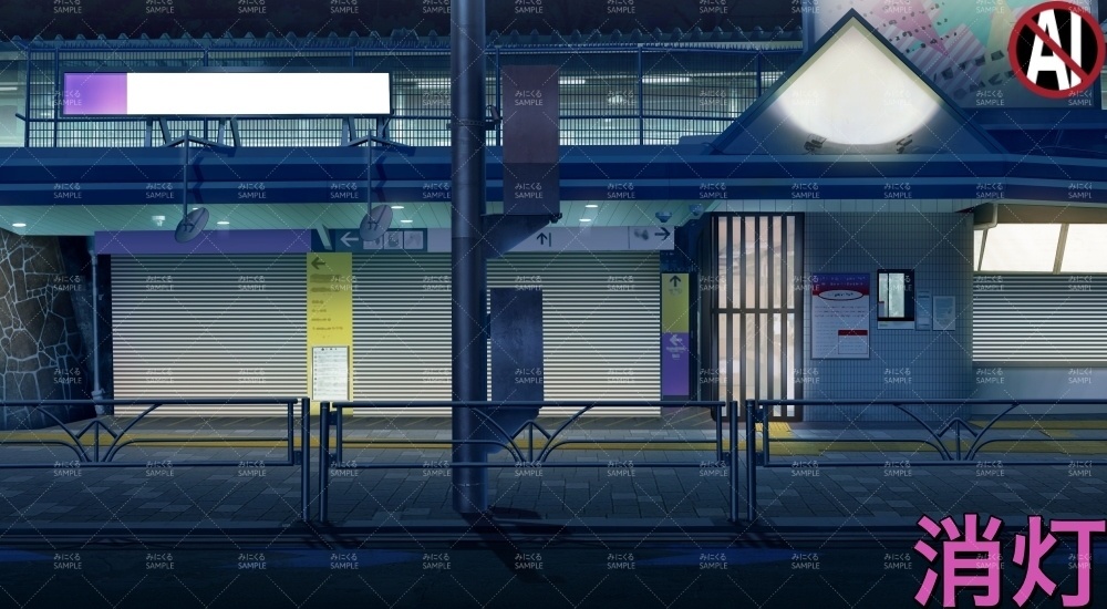 繁華街の駅③(街編part02-stationH03)