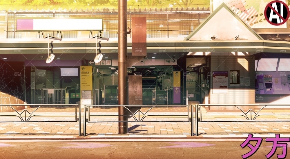 繁華街の駅③(街編part02-stationH03)