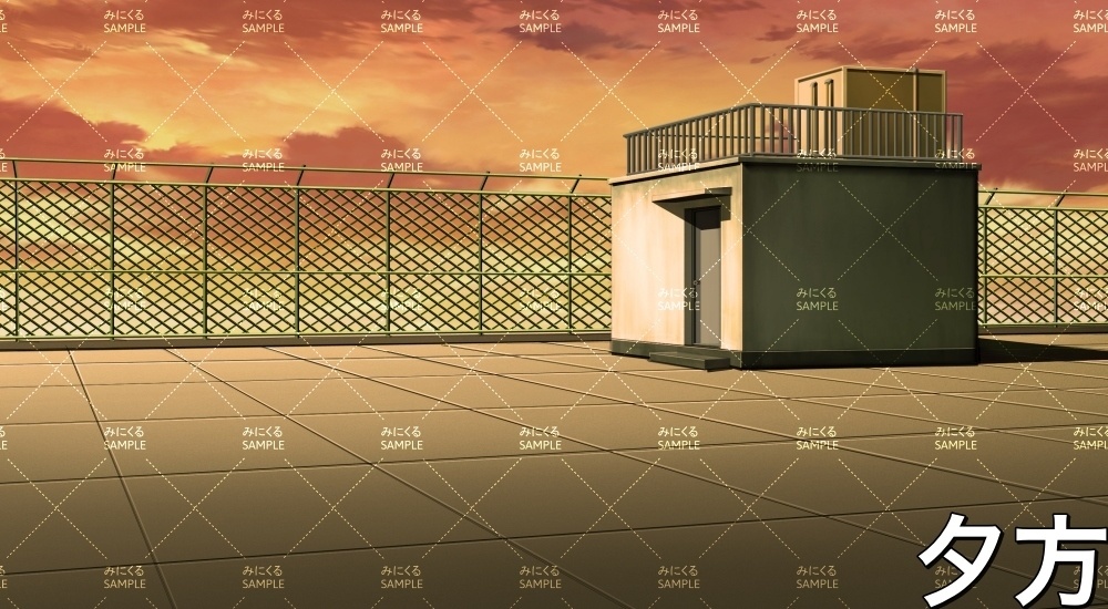 屋上②(学園編part01&03-school011)