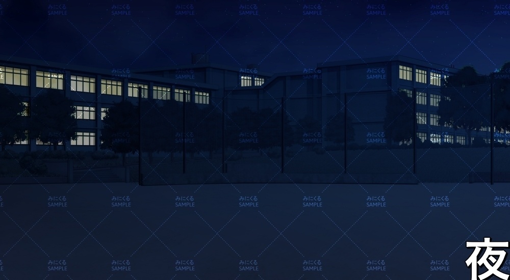 校庭・グラウンド①(学園編part01&03-school017)