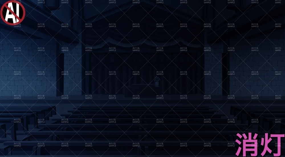 講堂のステージ(学園編part02&04-etc2003)