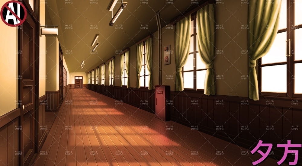 名門校の廊下(学園編part02&04-school021)