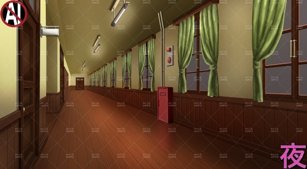 名門校の廊下(学園編part02&04-school021)