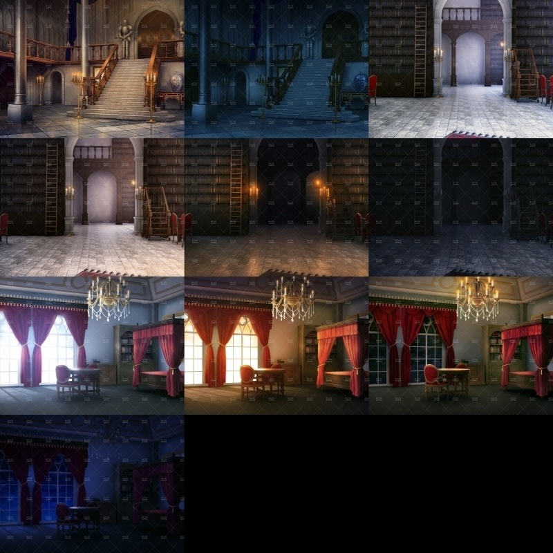 みにくる背景CG素材集『ファンタジー編』part06(BoostA)【背景素材集】