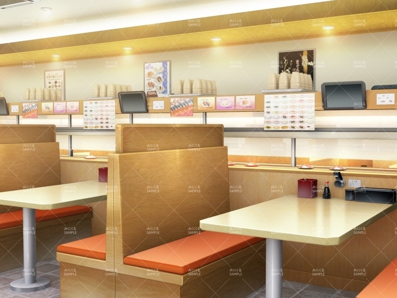 【背景素材】寿司屋店内(店舗・施設編part02-shop_sushi_v02)