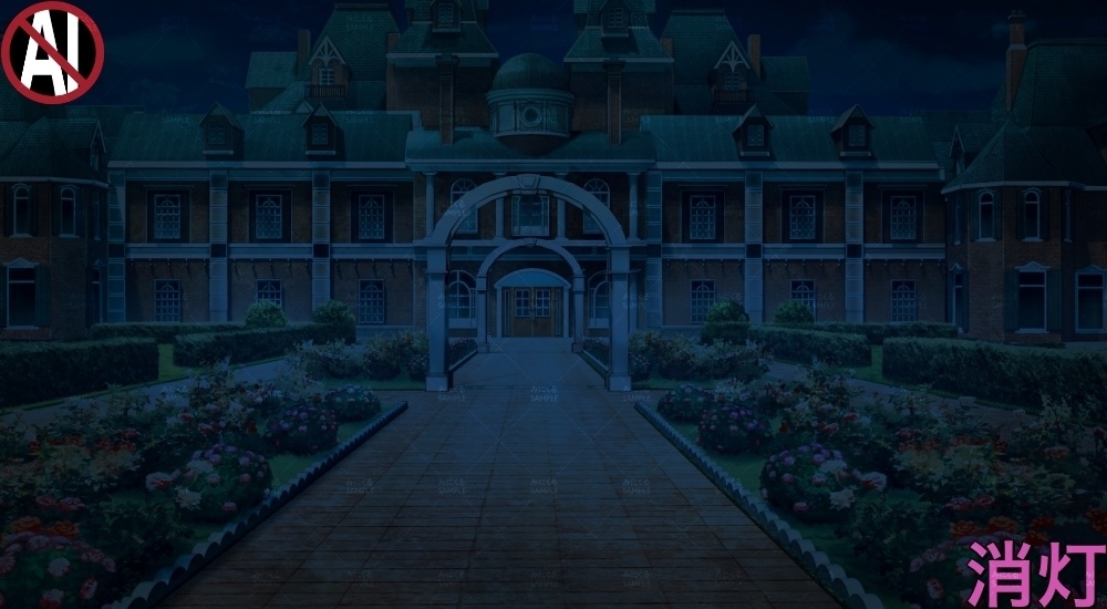 【背景素材】屋敷①(ファンタジー編part04-023_house_f)