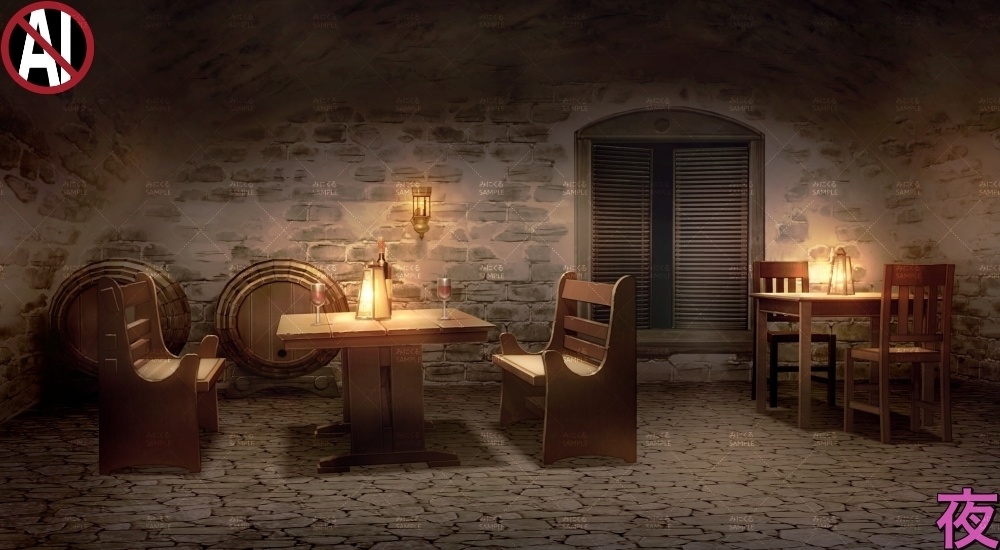 【背景素材】酒場(ファンタジー編part04-015_sbar)