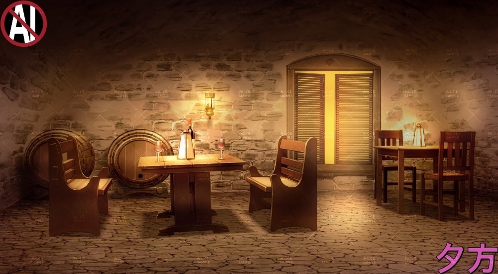 【背景素材】酒場(ファンタジー編part04-015_sbar)