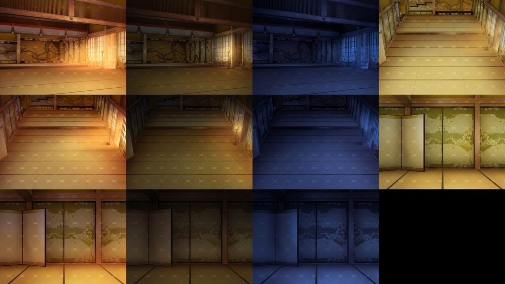 みにくる背景CG素材集『江戸編』part01ブーストパック(質屋・長屋・呉服屋・執務室)【背景素材集】