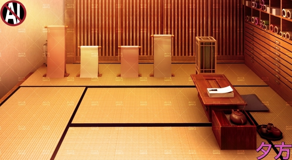 【背景素材】呉服屋①(江戸編part01C-gofukuya01)